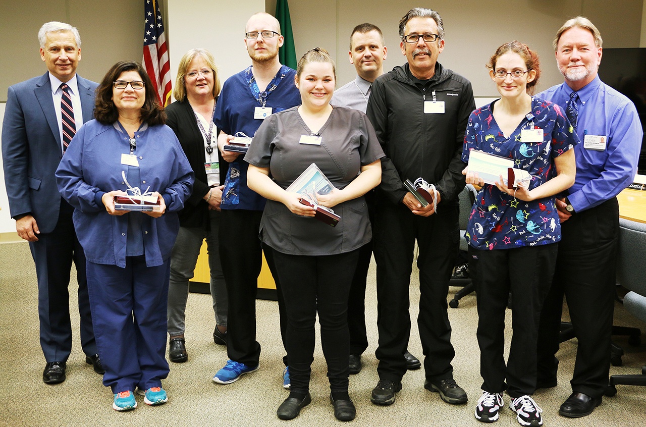 Milestone: Support staff receive recognition at Olympic Medical Center