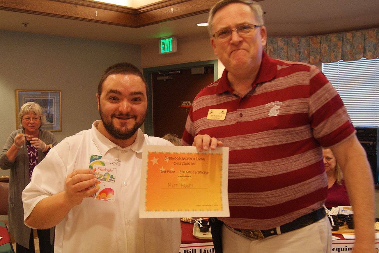 Milestone: Chili champs chosen at Sherwood Assisted Living in Sequim