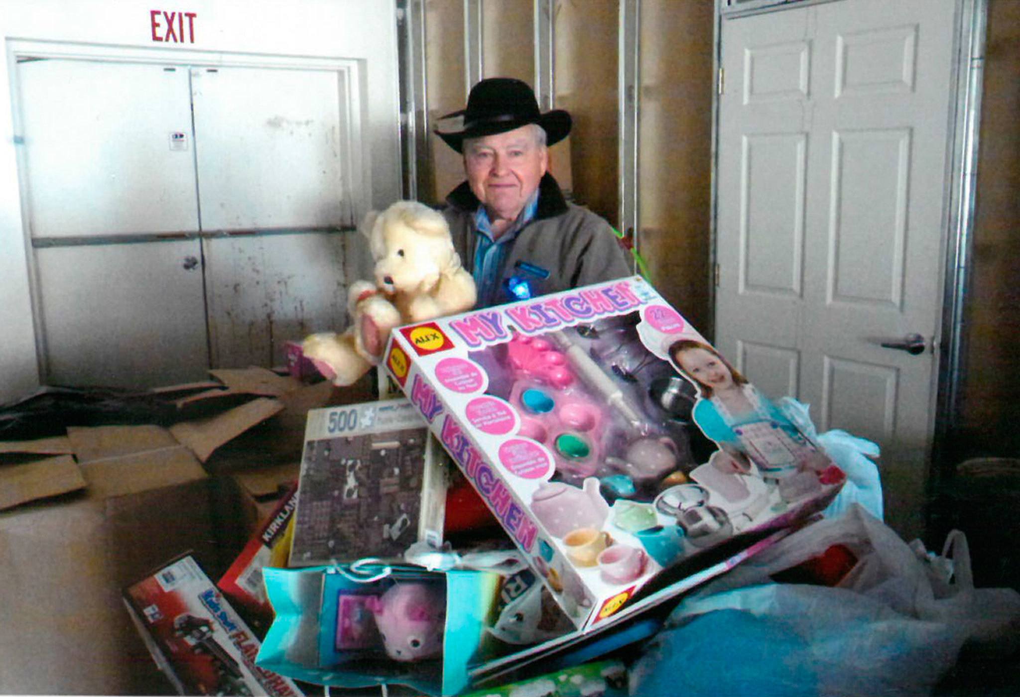 Sequim Community Aid president Jim Davis and company look to distribute toys to Sequim youths as part of the group’s annual Toys For Sequim Kids drive. Submitted photo