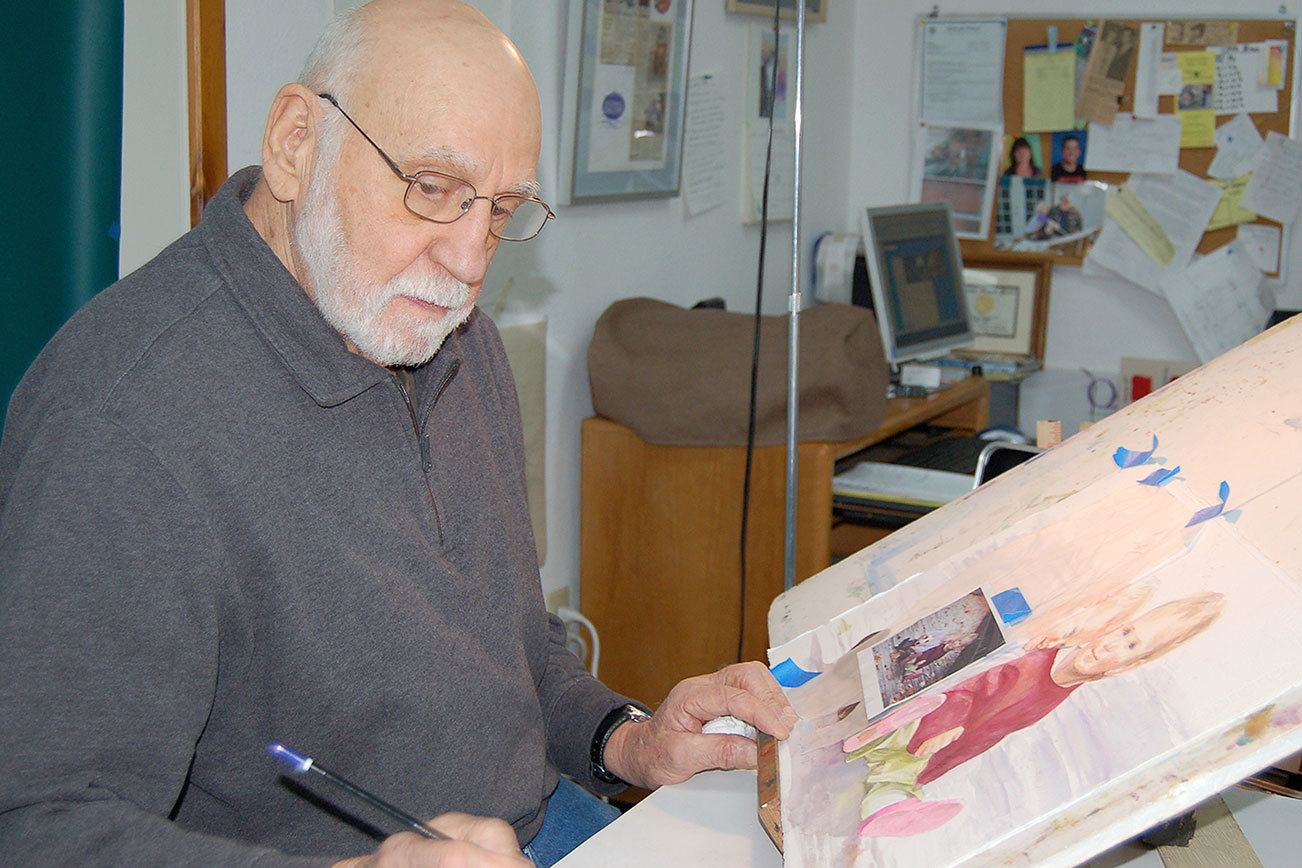 Watercolor artist George Zien continues to open the doors of his studio