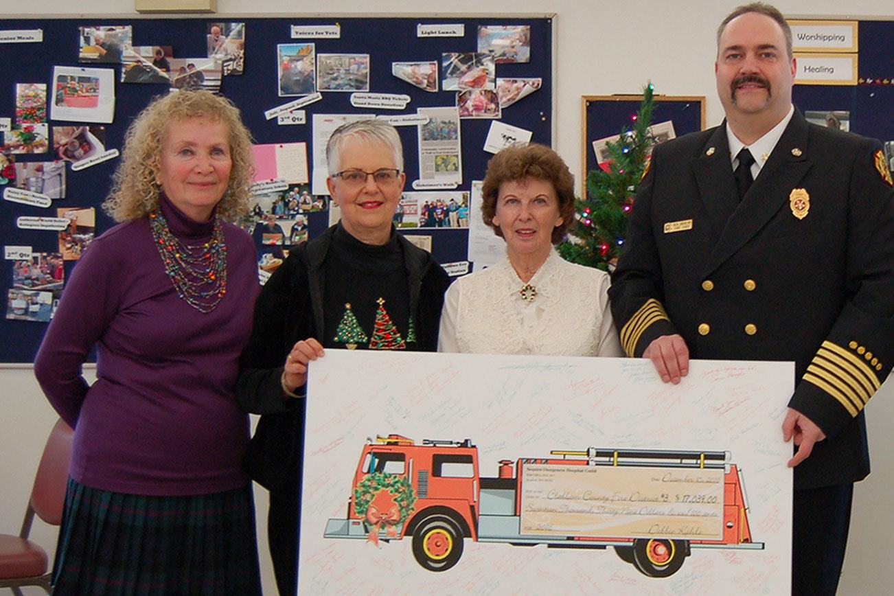 Sequim-Dungeness Hospital Guild grants Fire District 3 Christmas wish
