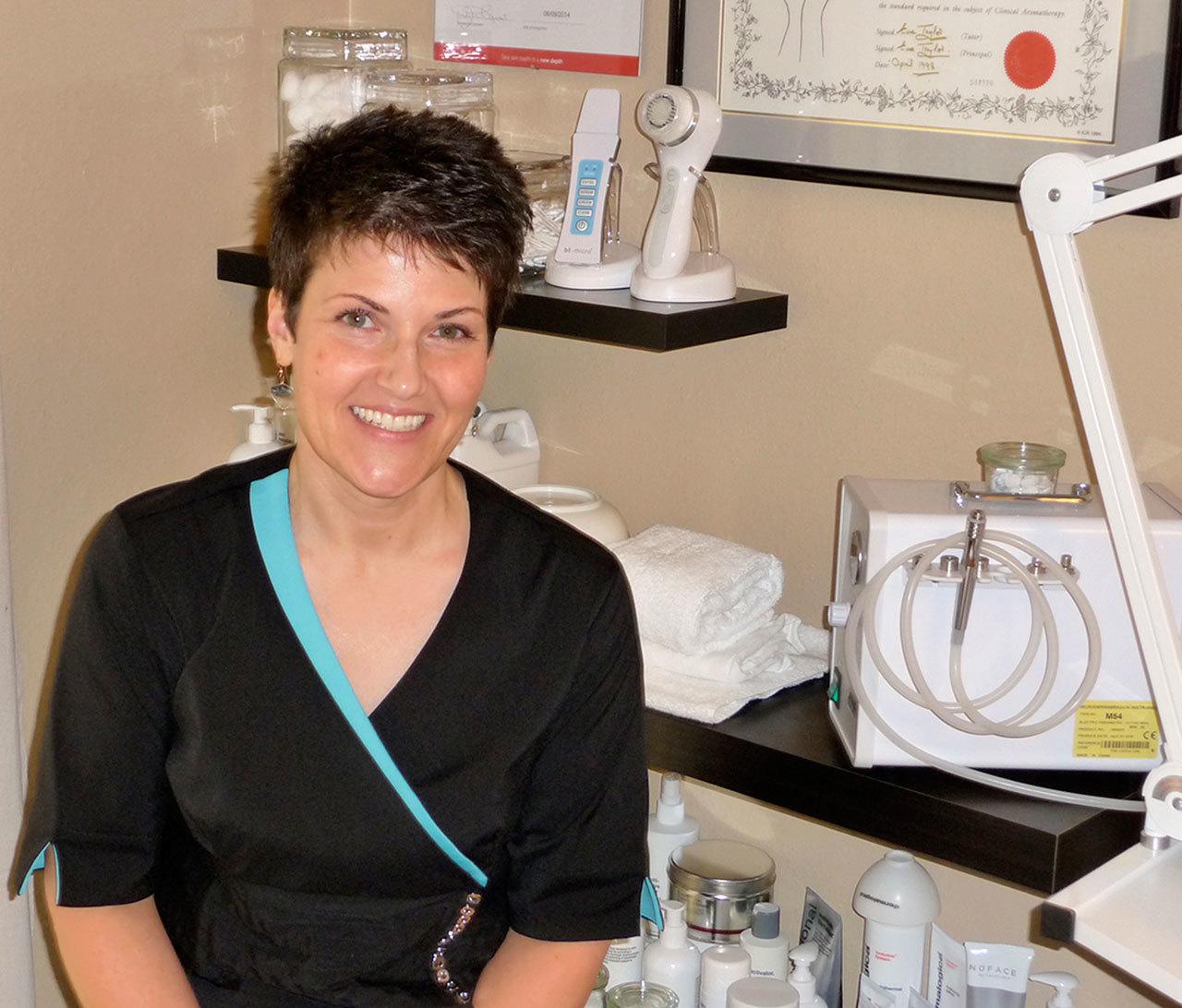 Jamie Wendorf brings nearly 25 years of experience as a skin care specialist to Sequim in her new business Sea Siren Skin Care. Sequim Gazette photo by Patricia Morrison Coate