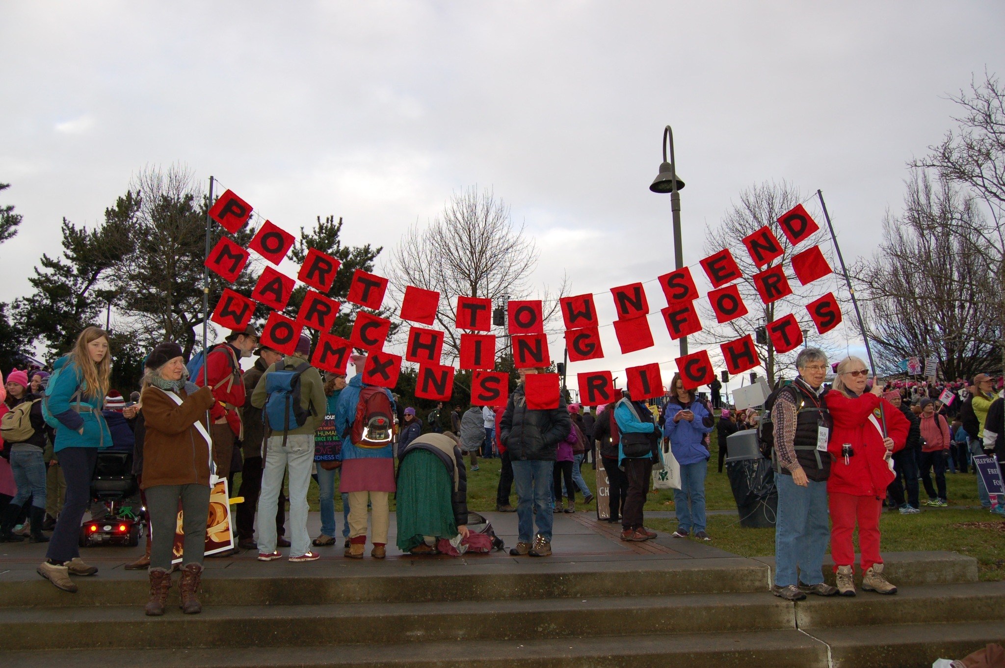 Peaceful protest for women’s rights and more