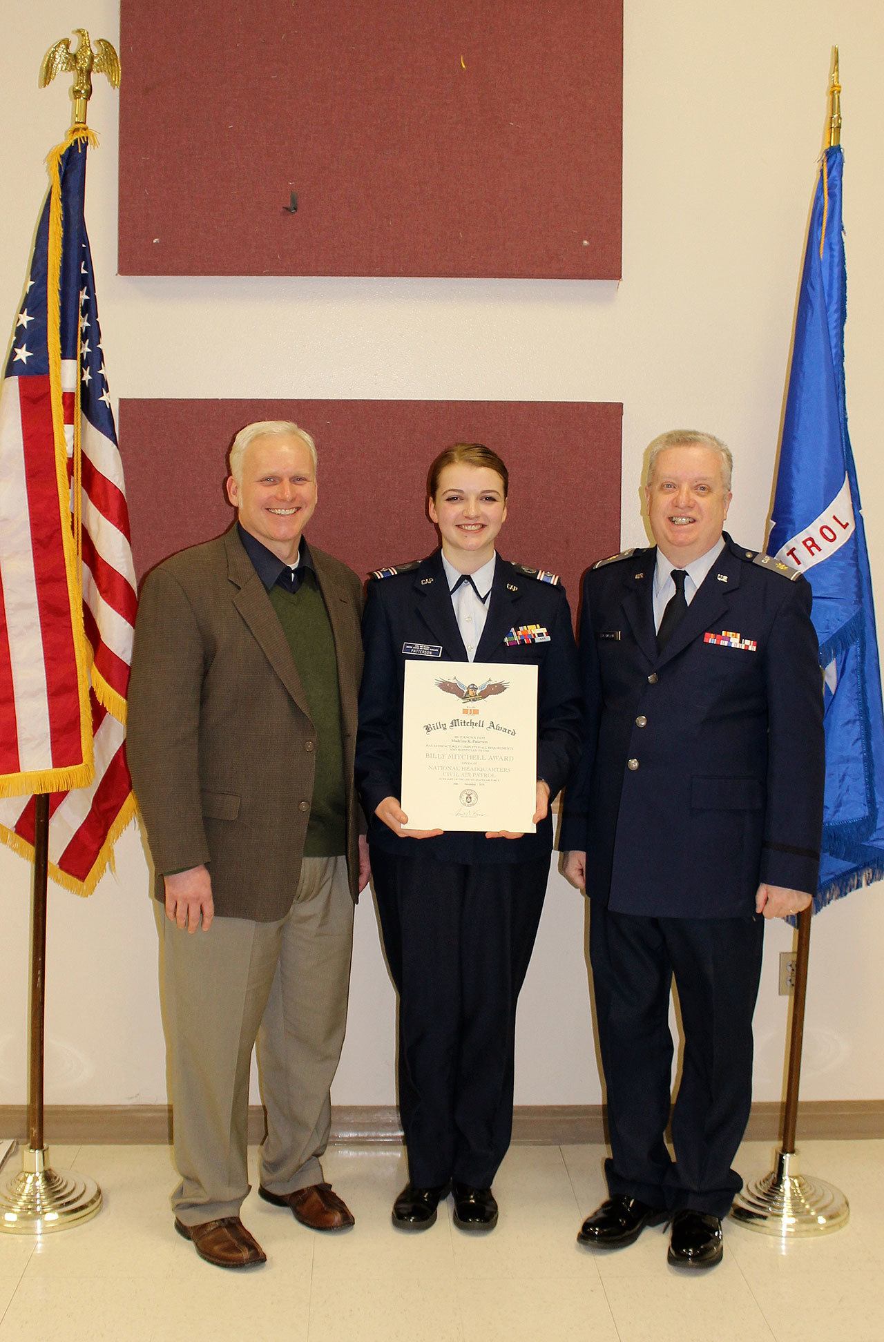 Milestone: Cadet gets Civil Air Patrol award