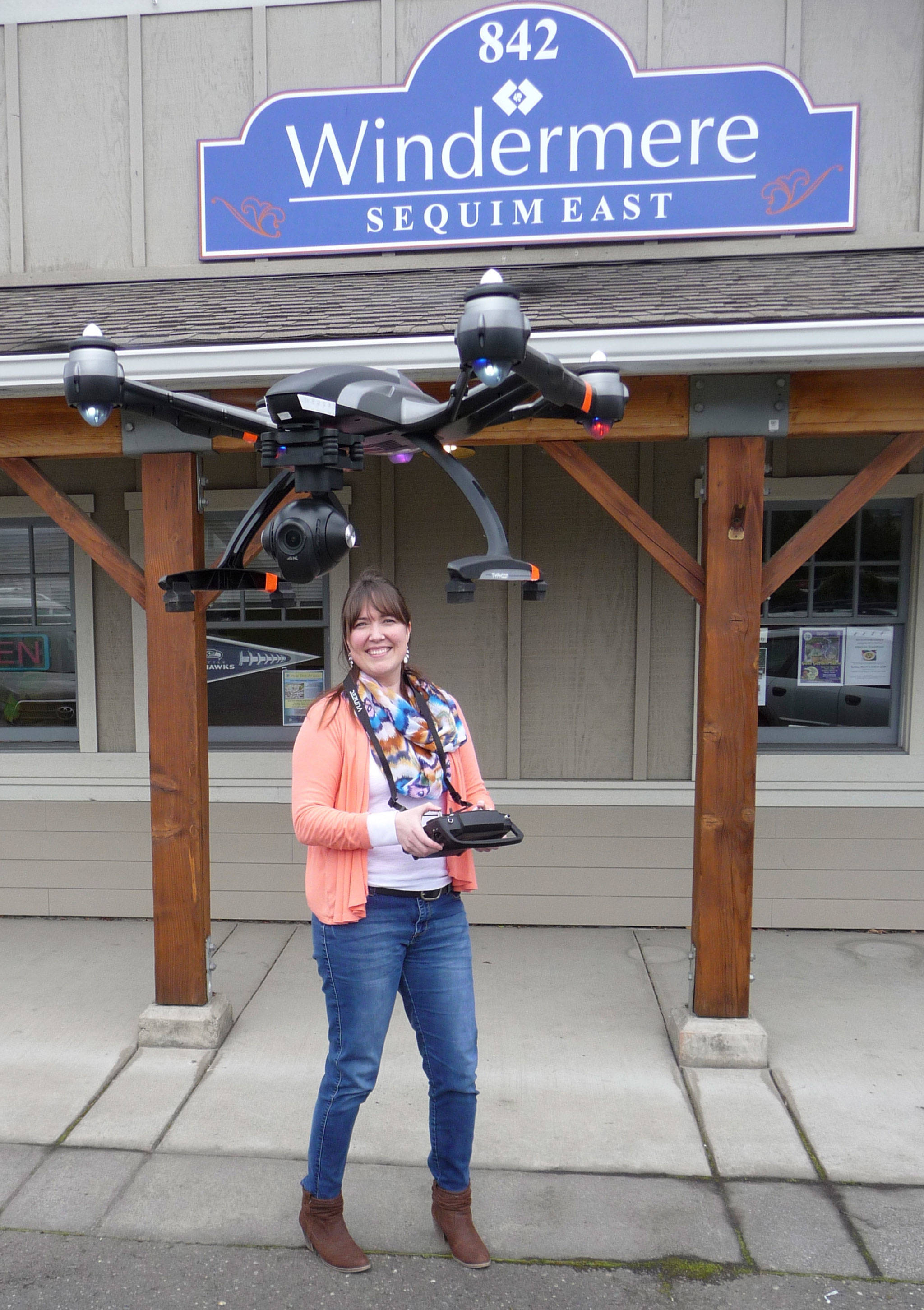 Business: Windermere flies high; drone pilot on staff videos aerial views to showcase listings
