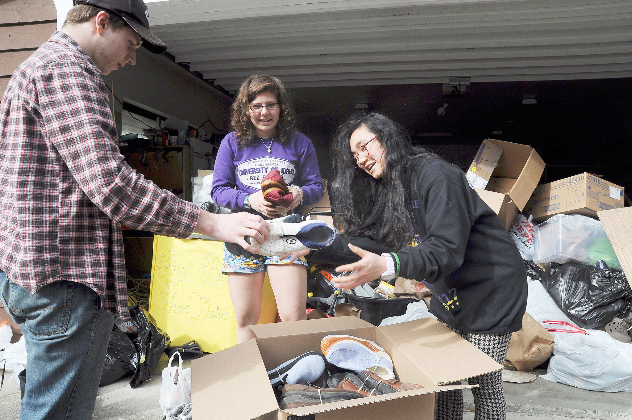 Sole purpose: Sequim High shoe drive fundraiser expected to net 1,000 pairs