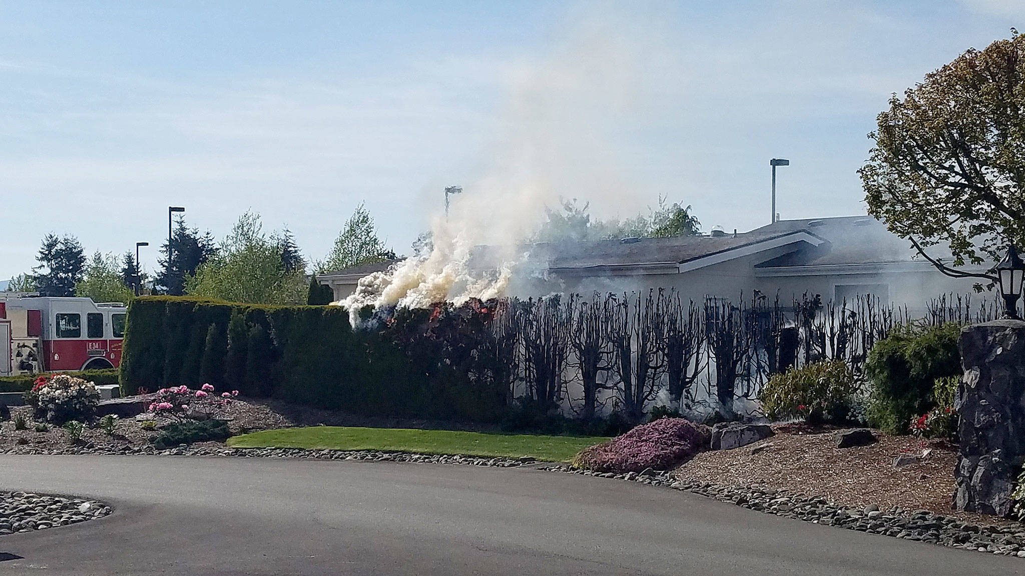 Firefighters put out small brush fire at Clasen Cove Estates
