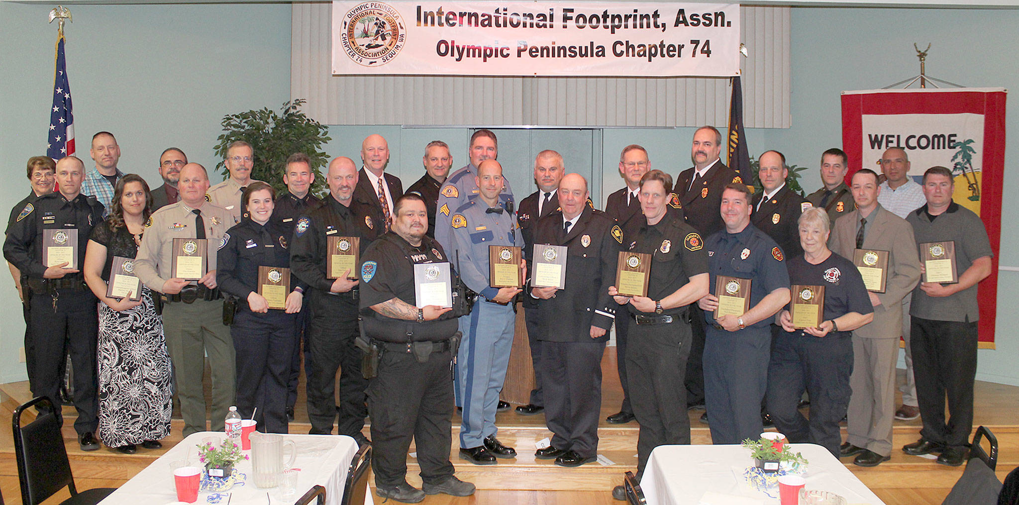 Footprinters honor Clallam County Officers of the Year