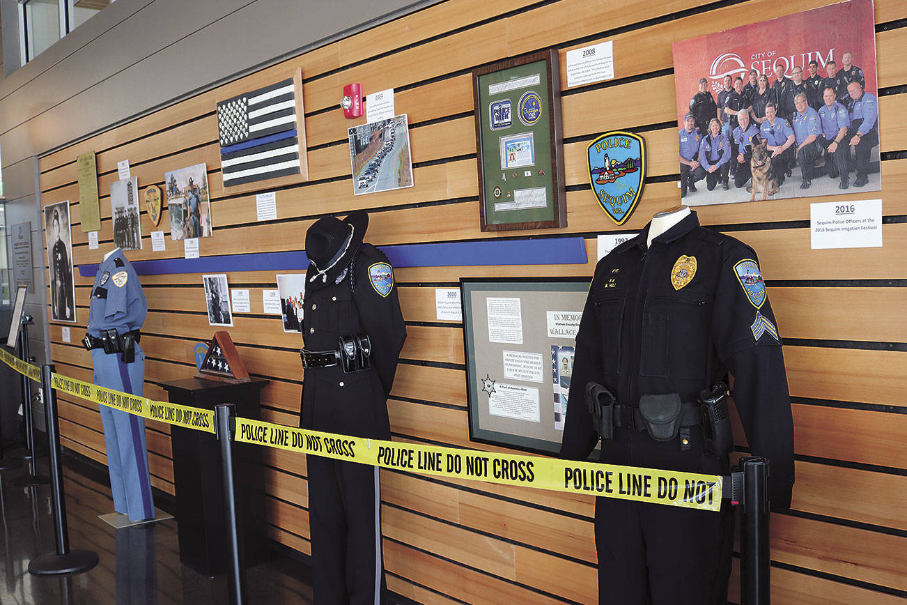 Sequim Civic Center hosts pieces of police history