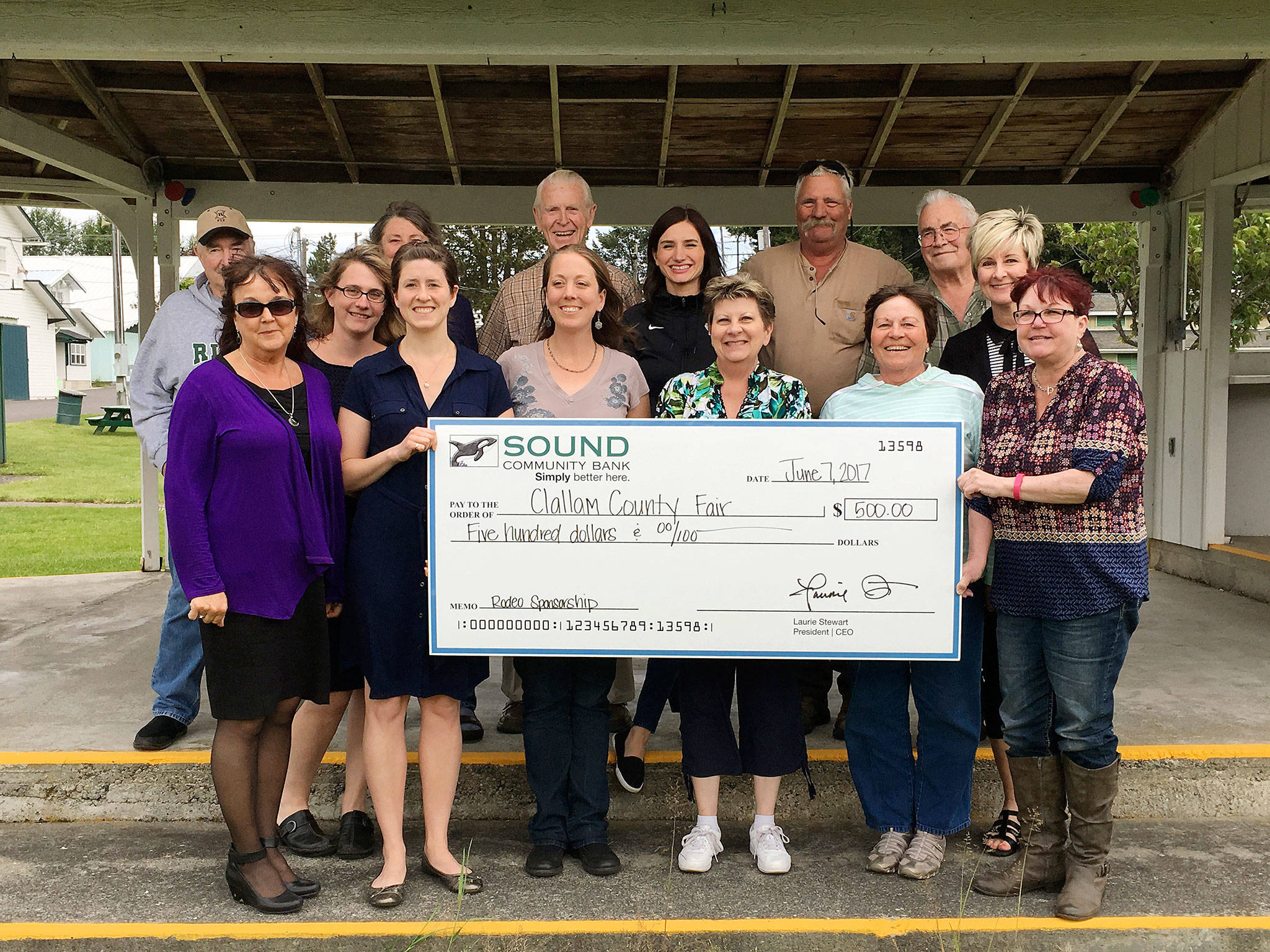 Sound Community Bank backs Clallam County Fair rodeo