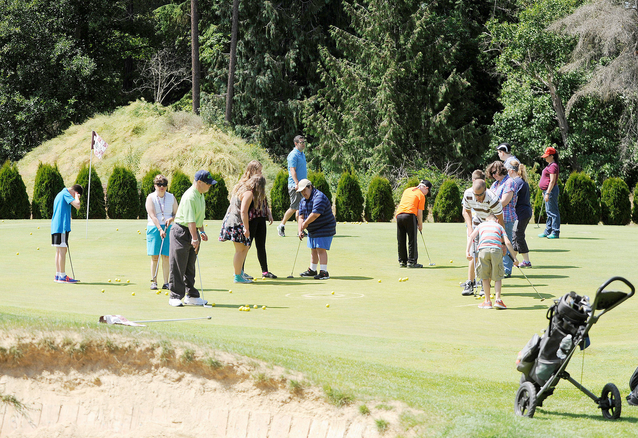 Greens and fairways for Orcas golf squad