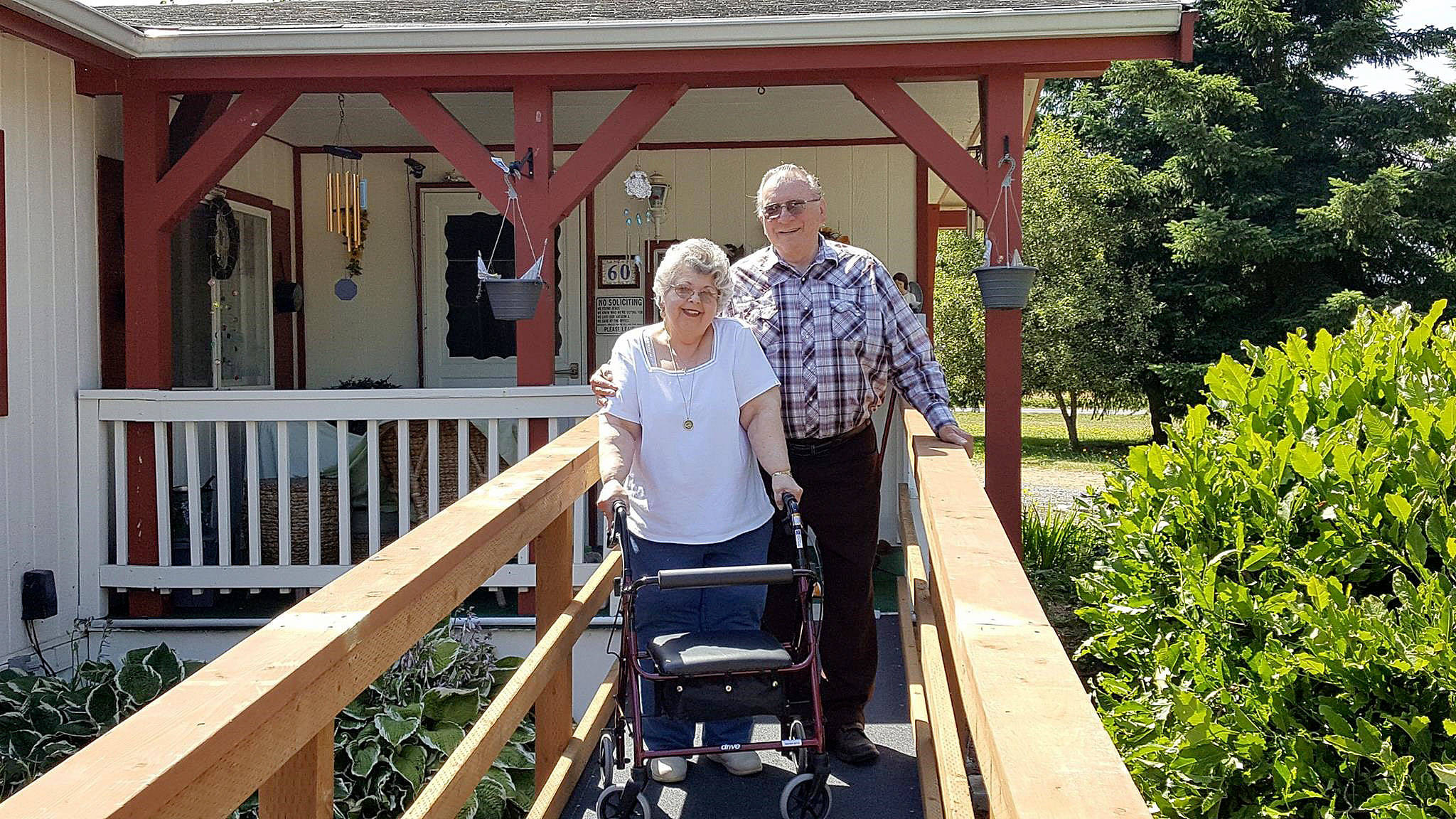 Milestone: Sequim Lions, church build wheelchair ramp for Sequim residents