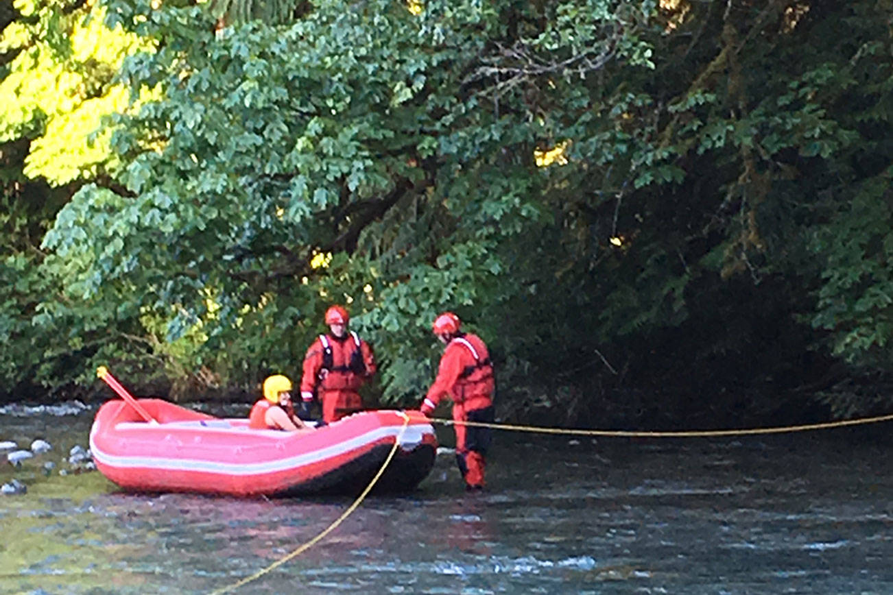 Call for help yields water rescue training opportunity near Sequim