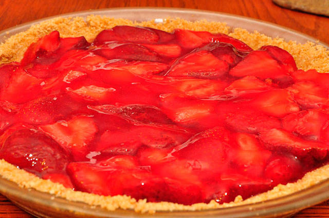 The succulent strawberry summer pie