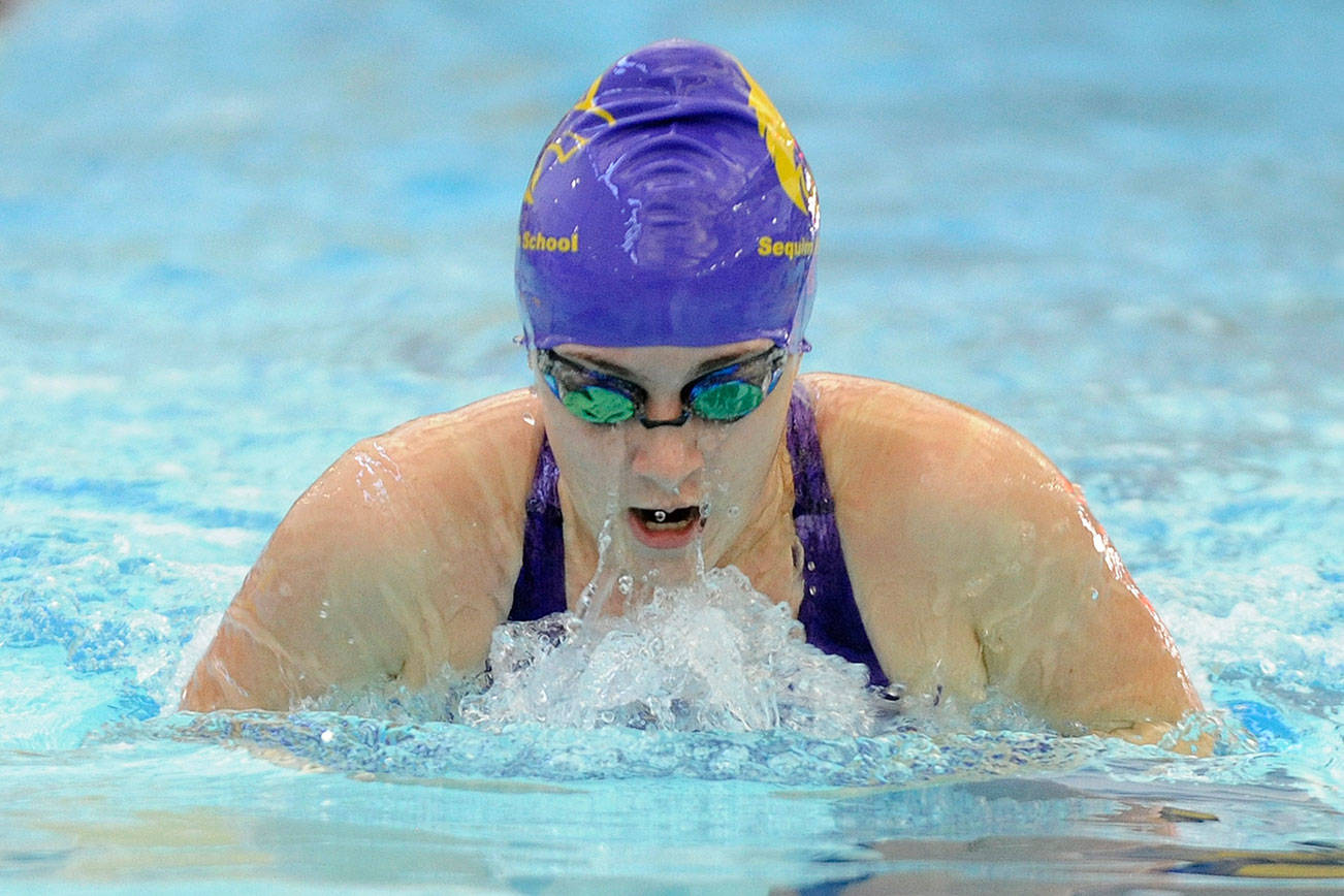 Girls Swimming: Wolves outpace Knights before final home meet of season