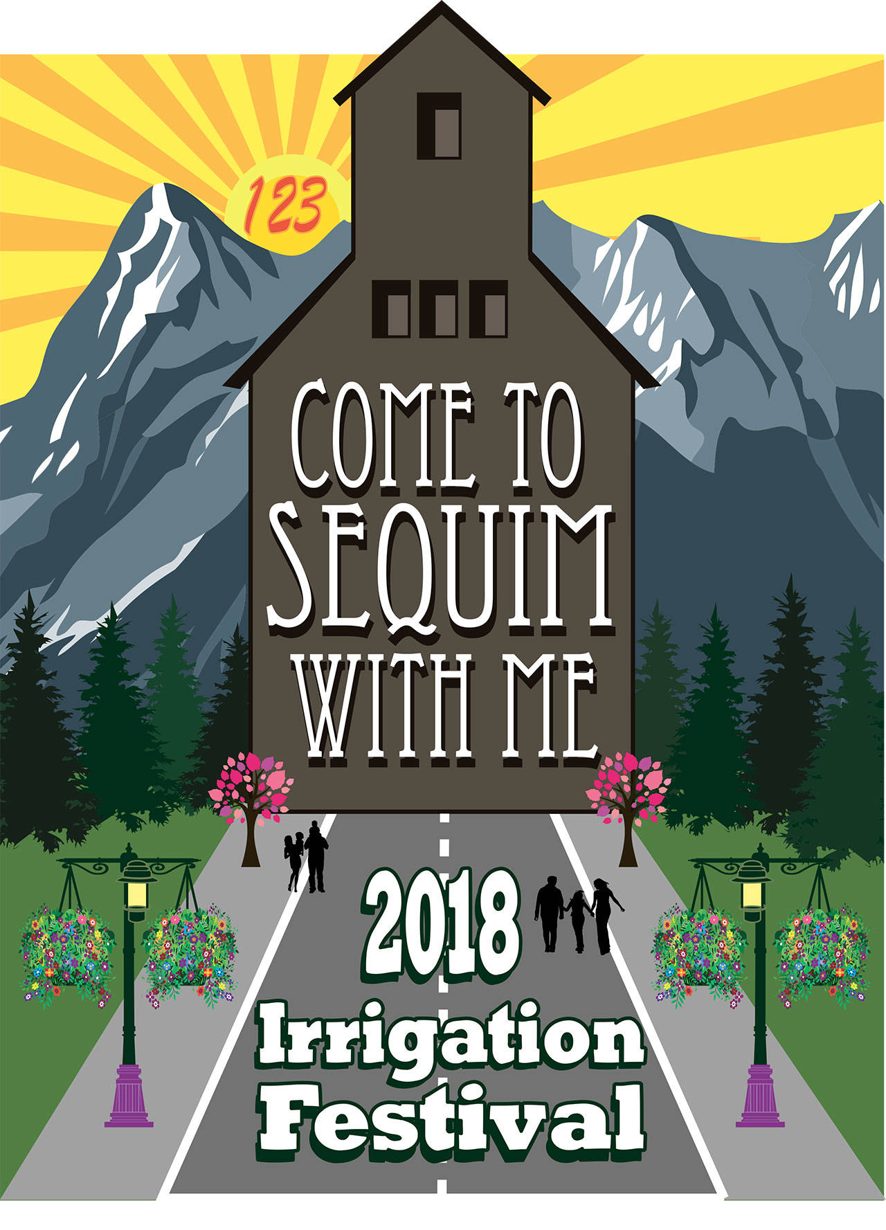 Laura Friedkin designed next year’s logo for the Sequim Irrigation Festival. Submitted graphic