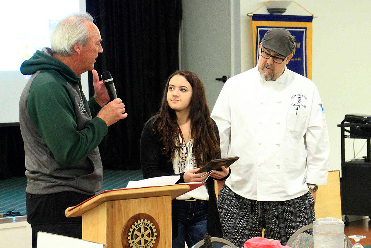 Milestone: Swanson gets Rotary Student of the Month honor