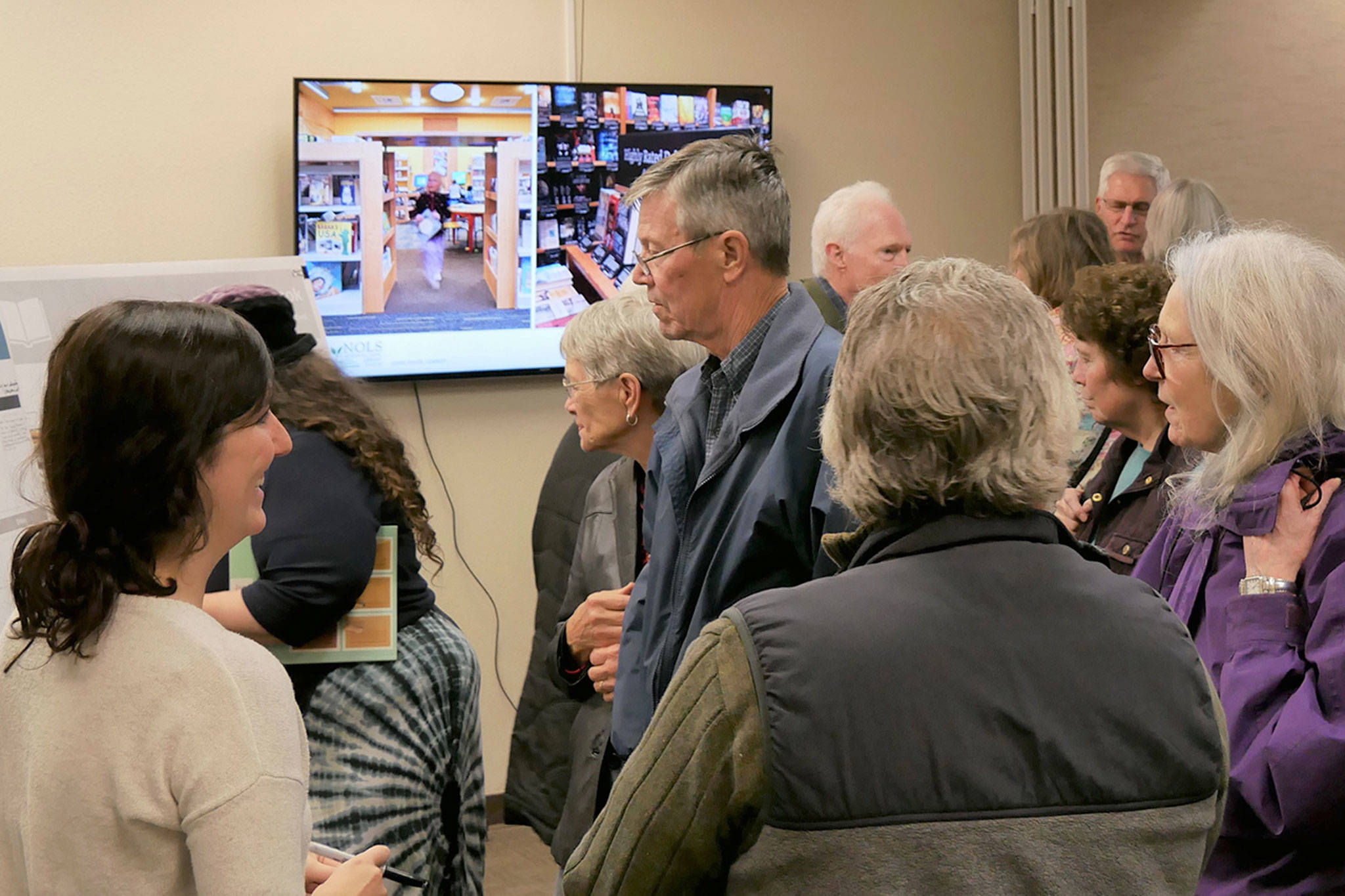 Community members gather in November to discuss possible options for expanding the Sequim Library. A second meeting is held on Dec. 2. Submitted photo