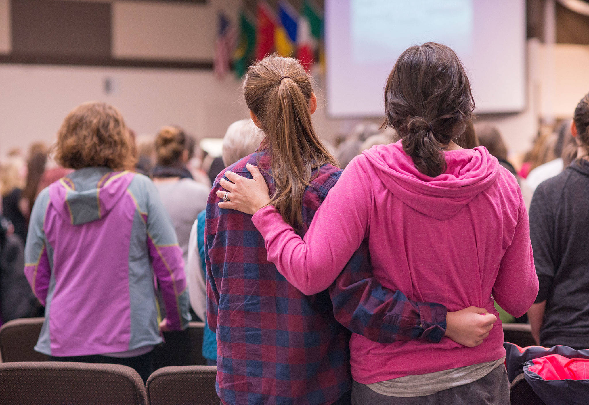 Last year, 400 women came together for the Olympic Peninsula Women’s Fellowship’s first conference at Dungeness Community Church. This year, organizers moved the event to Sequim High School to host up to 600 participants. Photo by Erin Henderson
