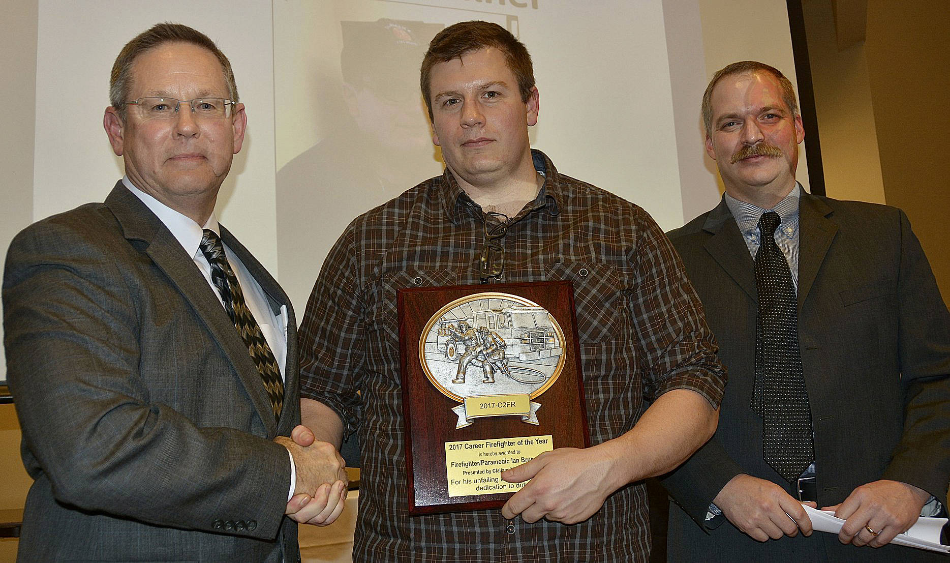 Milestone: Brueckner earns Clallam 2 Fire Rescue honor