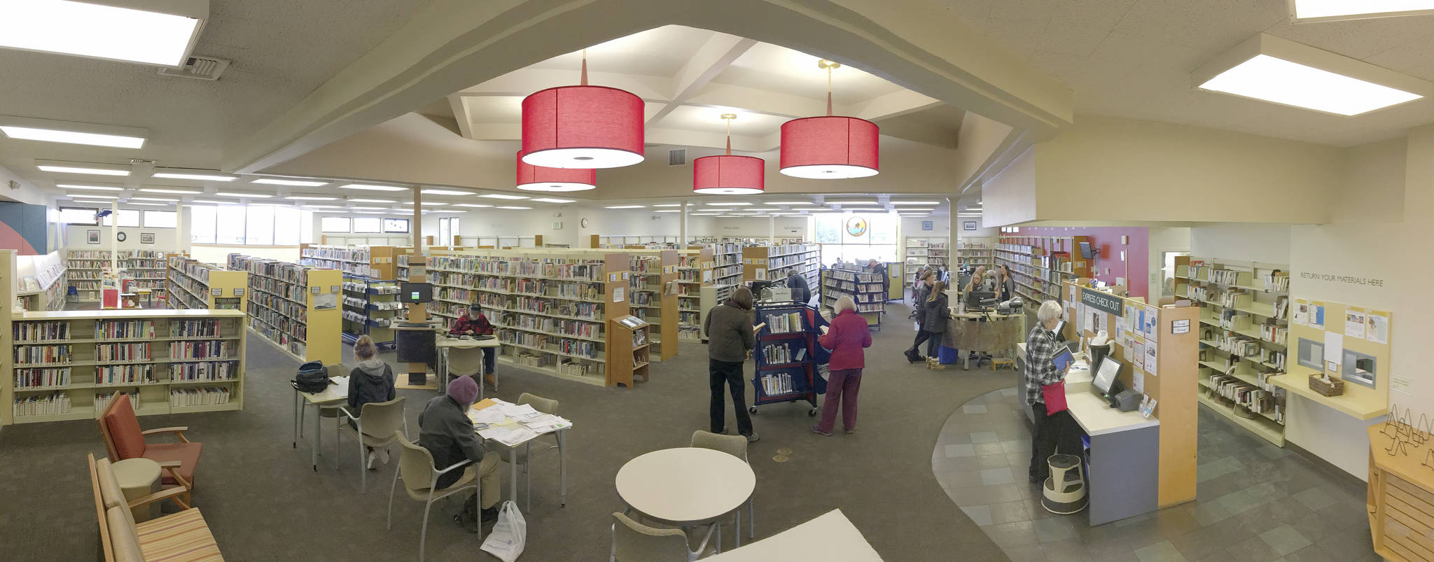 The North Olympic Library System’s Board of Trustees look to take the next step toward expansion of the Sequim Library this week. Sequim Gazette photo by Matthew Nash