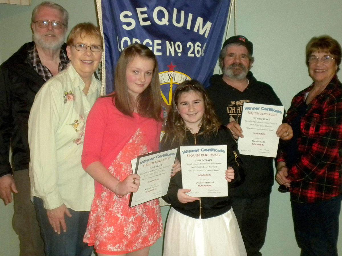 Milestone Helen Haller students impress Elks with Americanism essays