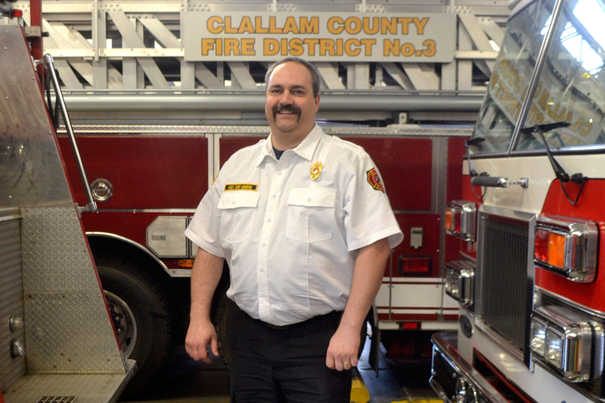 Clallam County Fire District 3 Fire Chief Ben Andrews. Sequim Gazette file photo by Matthew Nash