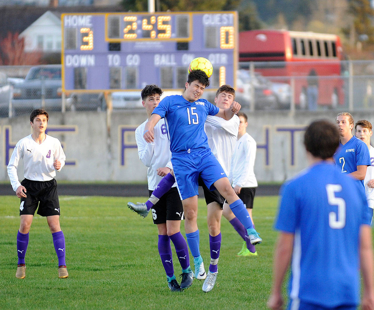 Boys soccer: Sequim piles on in 9-0 rout of Olympic