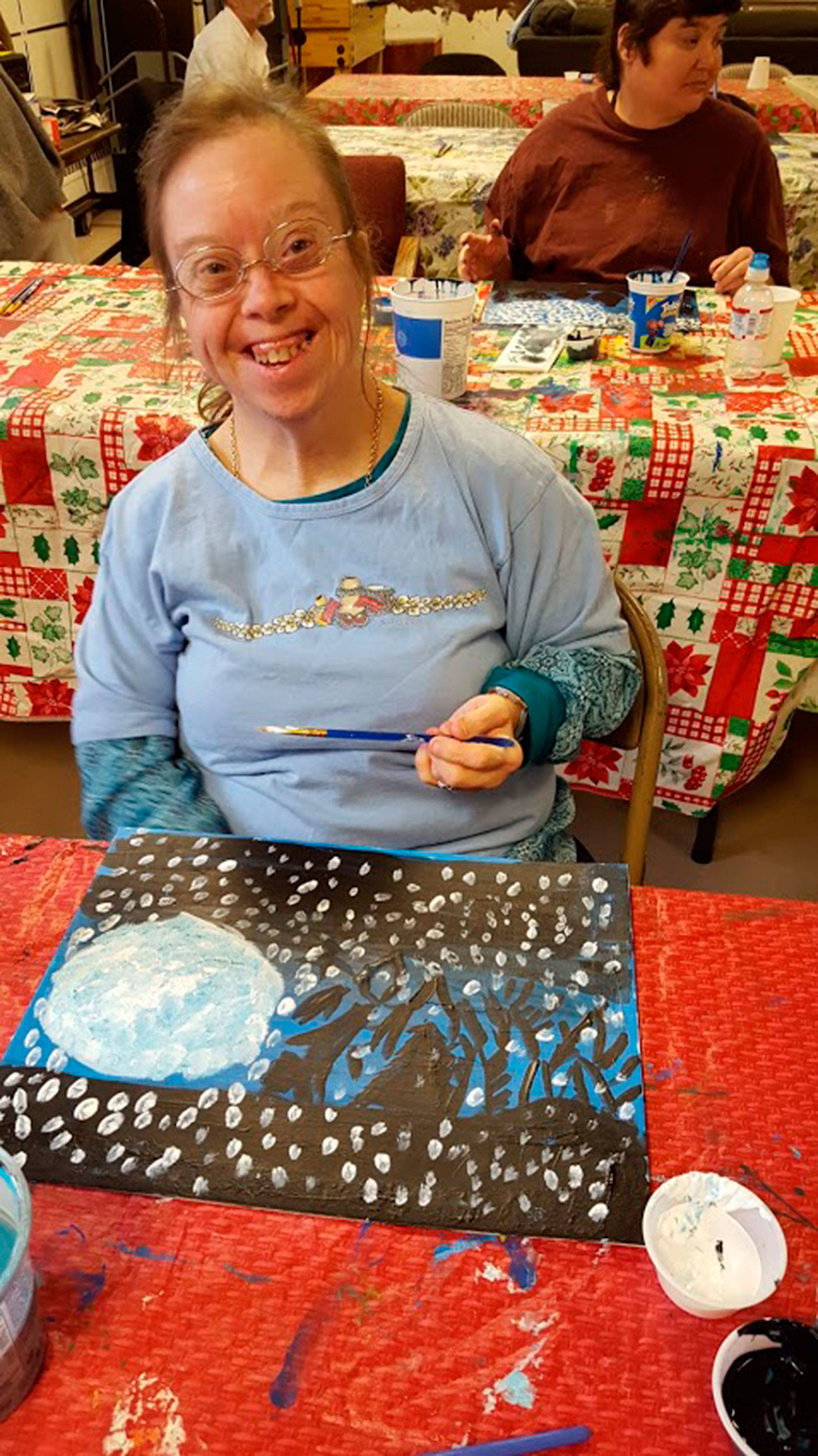 Joy Morrill is a Sequim-based Clallam Mosaic artist whose artwork will be shown at the Port Angeles Main Library’s quarterly Art Blast! event starting Friday, April 27, and will remain on display through July 24. Submitted photo