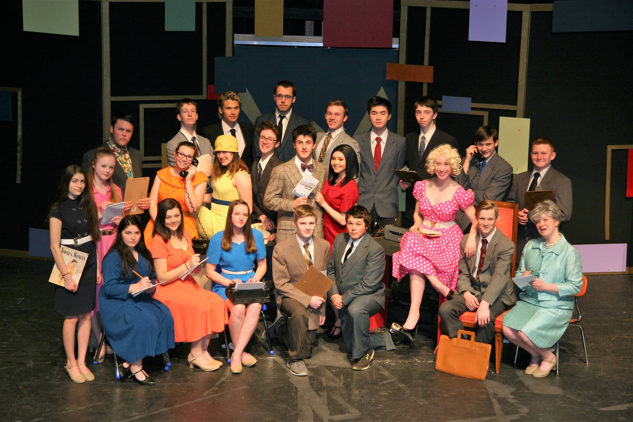 Sequim High School’s “How To Succeed In Business Without Really Trying” runs for three weekends starting May 4. Photo courtesy Megan Hughes