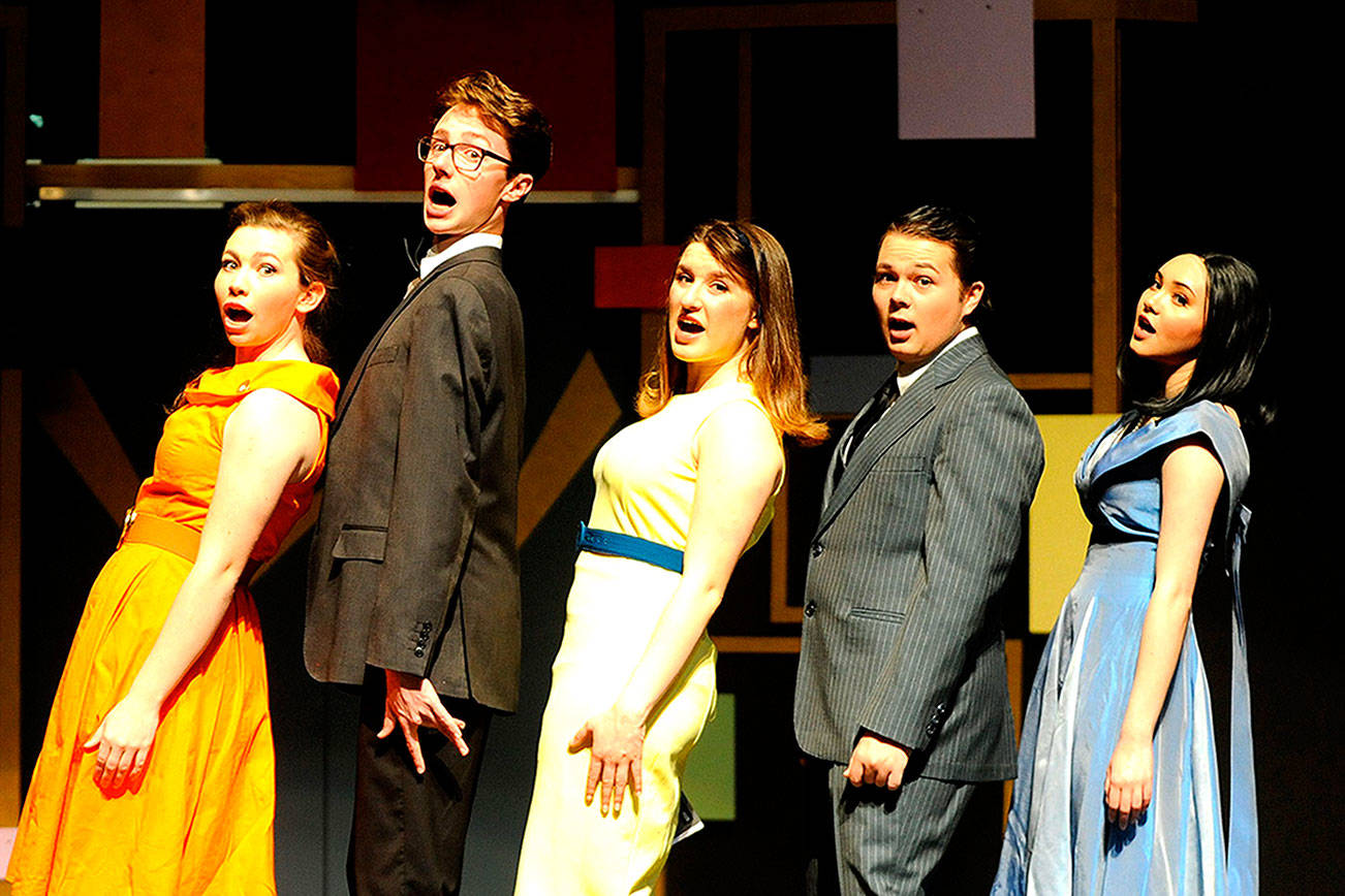 Sequim High sets satire of annual operetta: ‘How to Succeed in Business Without Really Trying’ starts Friday