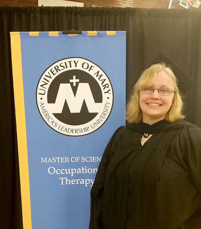 Milestone: Henninger earns University of Mary degree