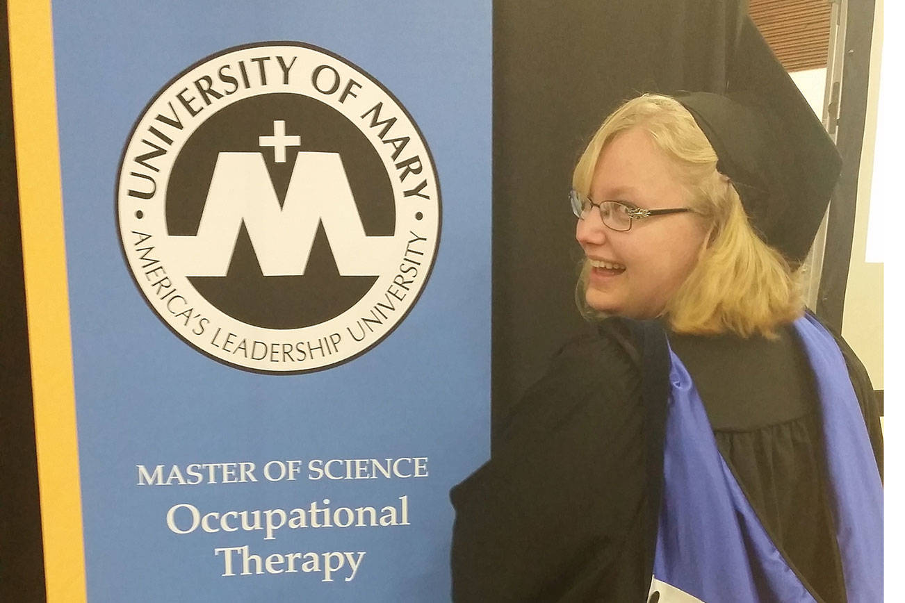 Milestone: Henninger earns University of Mary degree