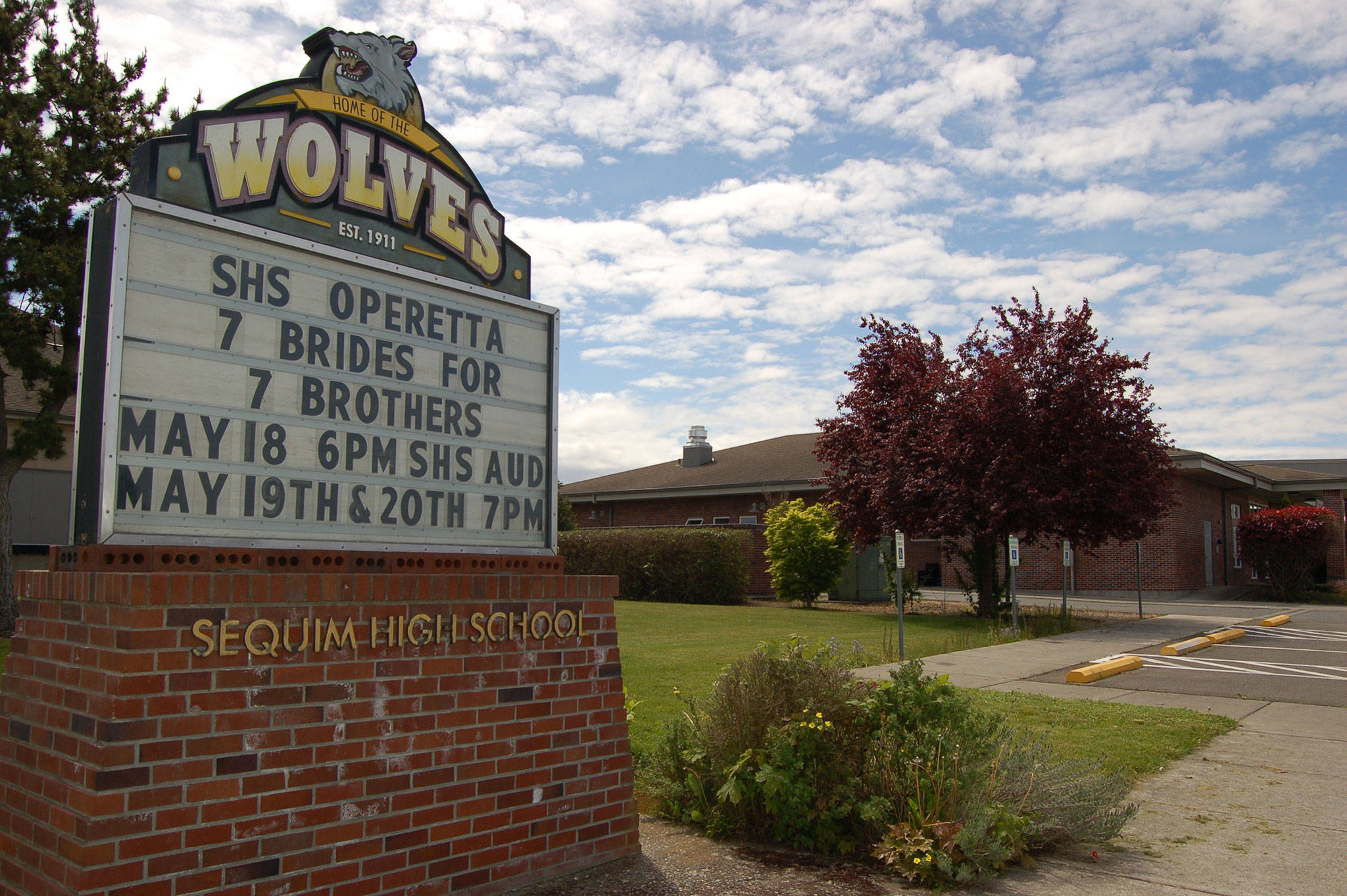 Sequim High School was put on a temporary lockdown on the morning of May 10 after a Port Angeles man with a trespass warning appeared on campus looking for his son. Sequim Gazette file photo by Erin Hawkins