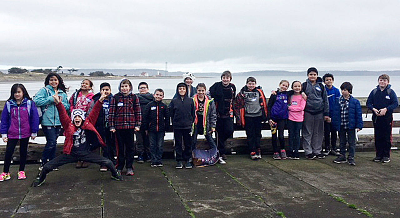 Helen Haller Elementary fourth-graders visit the Port Townsend Marine Science Center.