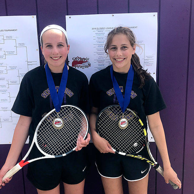 Girls tennis: Wiker, Dietzman take league doubles title