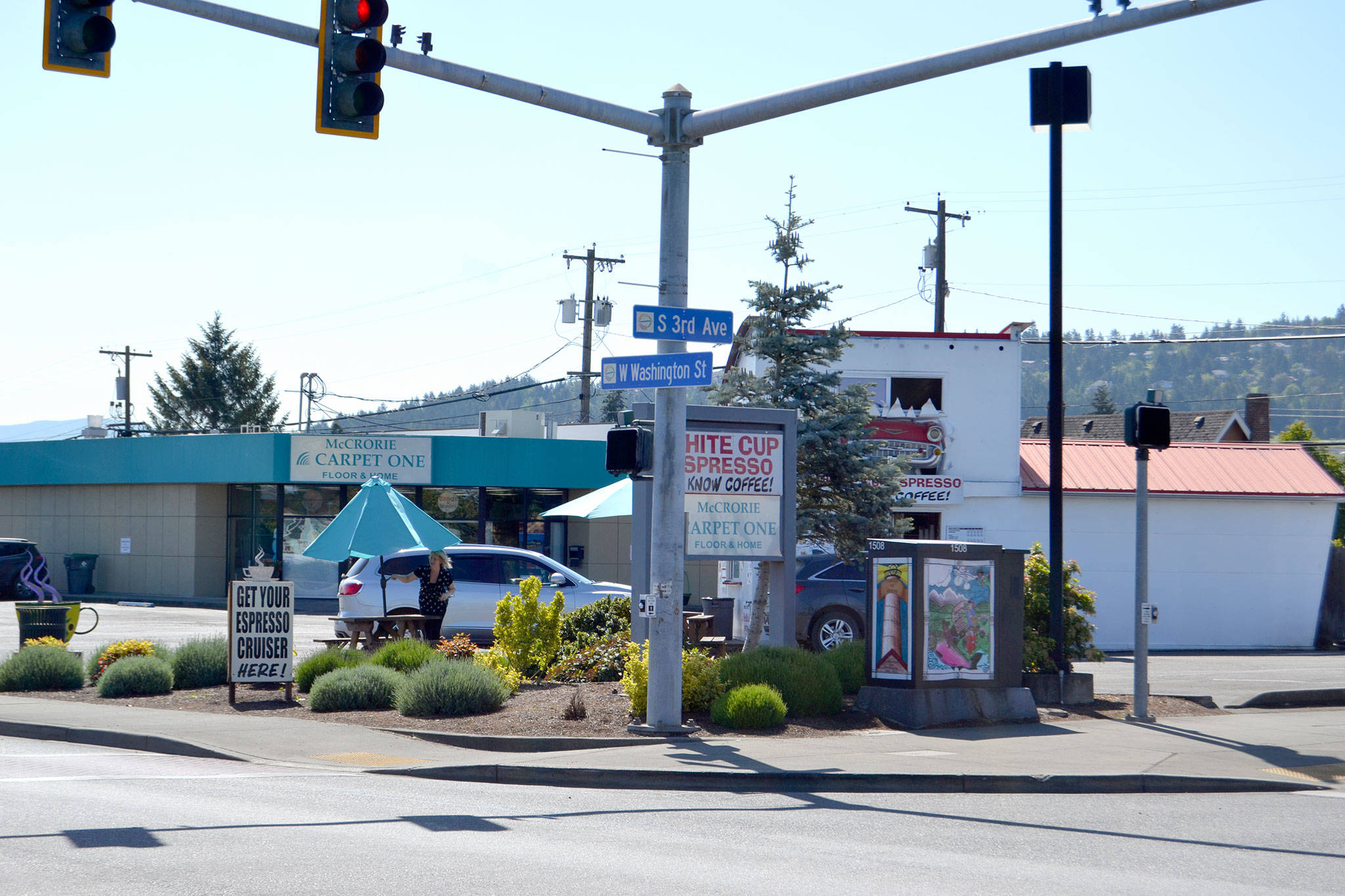 After holding the top spot for more than a week, Sequim took third place in USA Today’s “Best Small Town for Shopping” contest. Barbara Hanna, the City of Sequim’s communications and marketing director, said coming in third “is a nod to our local merchants.” Sequim Gazette photo by Matthew Nash