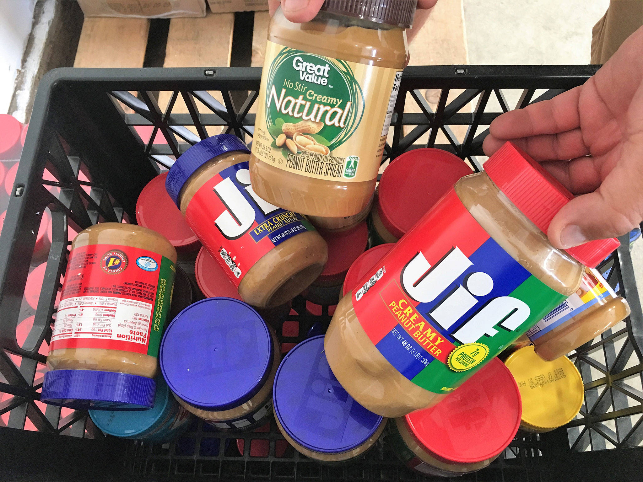 This weekend, customers at four Sequim grocers can donate to community volunteers jars of peanut butter for the Sequim Food Bank from 11 a.m.-4 p.m. Friday-Sunday, June 8-10. Sequim Gazette file photo by Matthew Nash