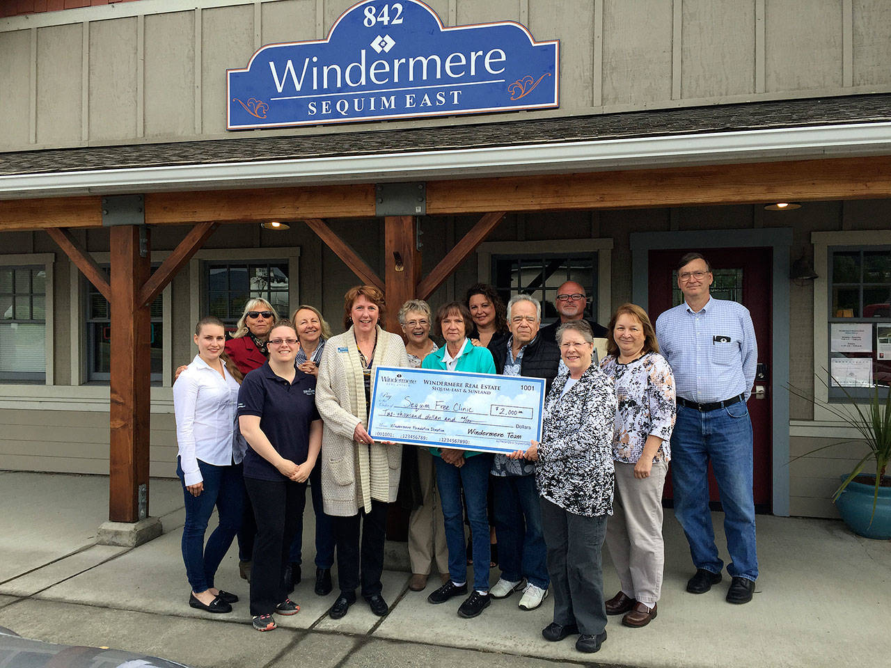 Milestone: Windermere brokers donate to free clinic