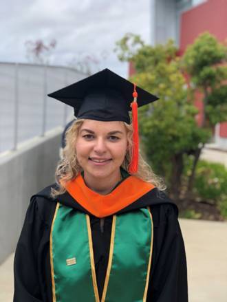 Sequim High grad Samantha Schock (Class of 2013) recently earned a master’s degree in Biomedical Engineering from Cal Poly-San Luis Obispo.                                Submitted photo
