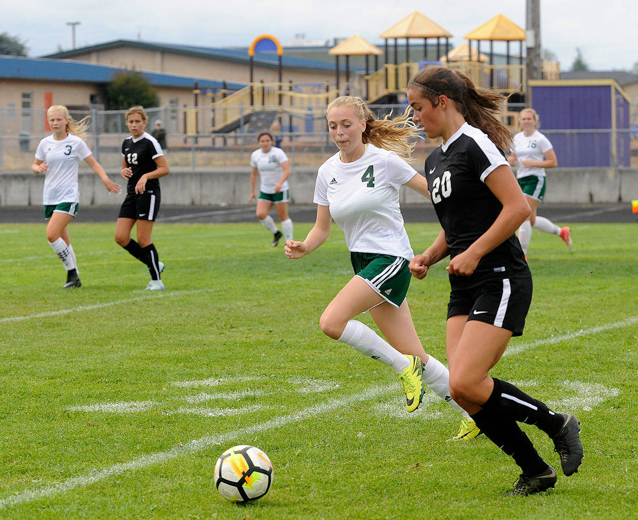 Girls soccer: Roughriders dominate Wolves in Sequim