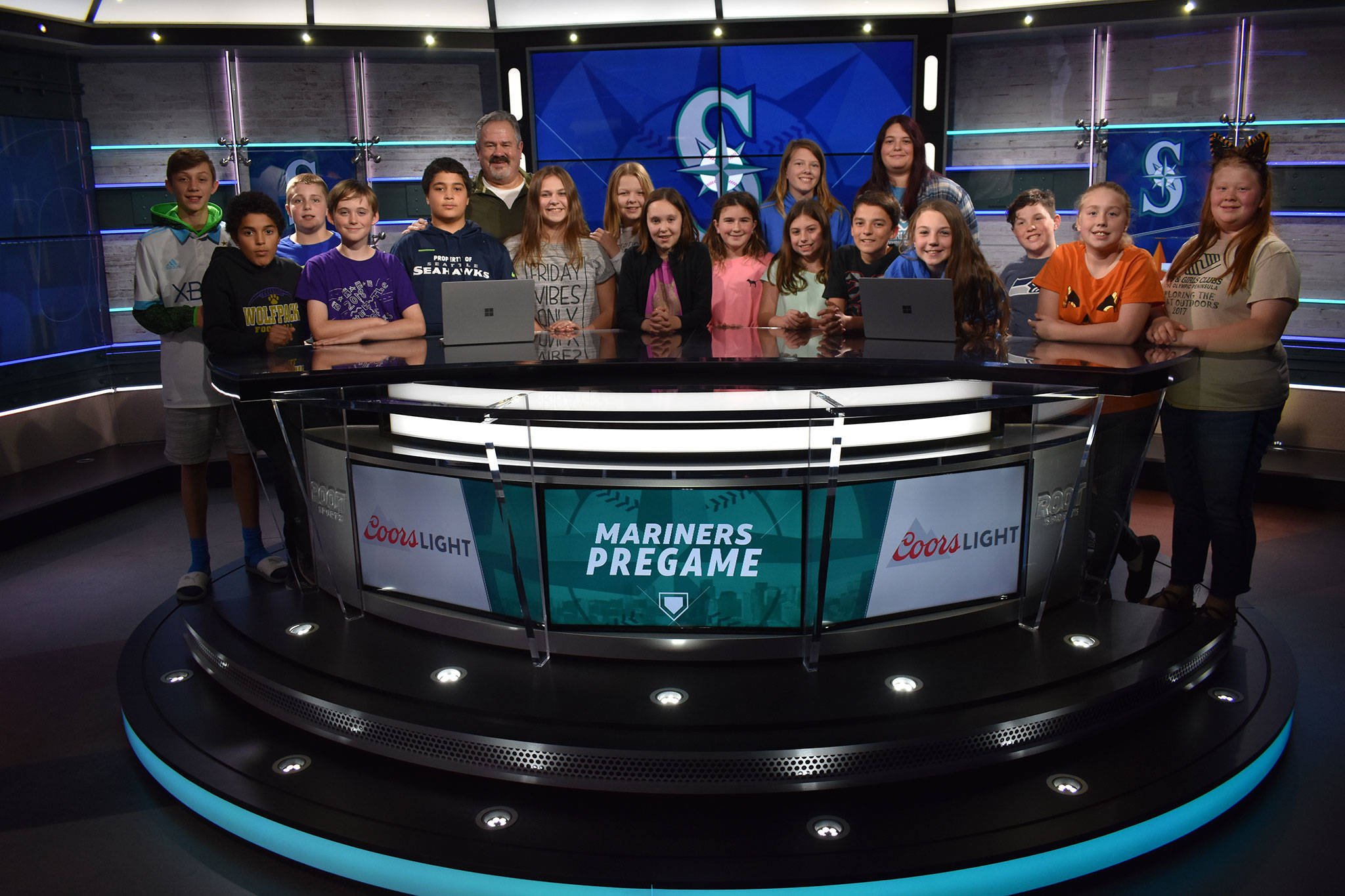 Sequim middleschoolers tour ROOT SPORTS Sequim Gazette