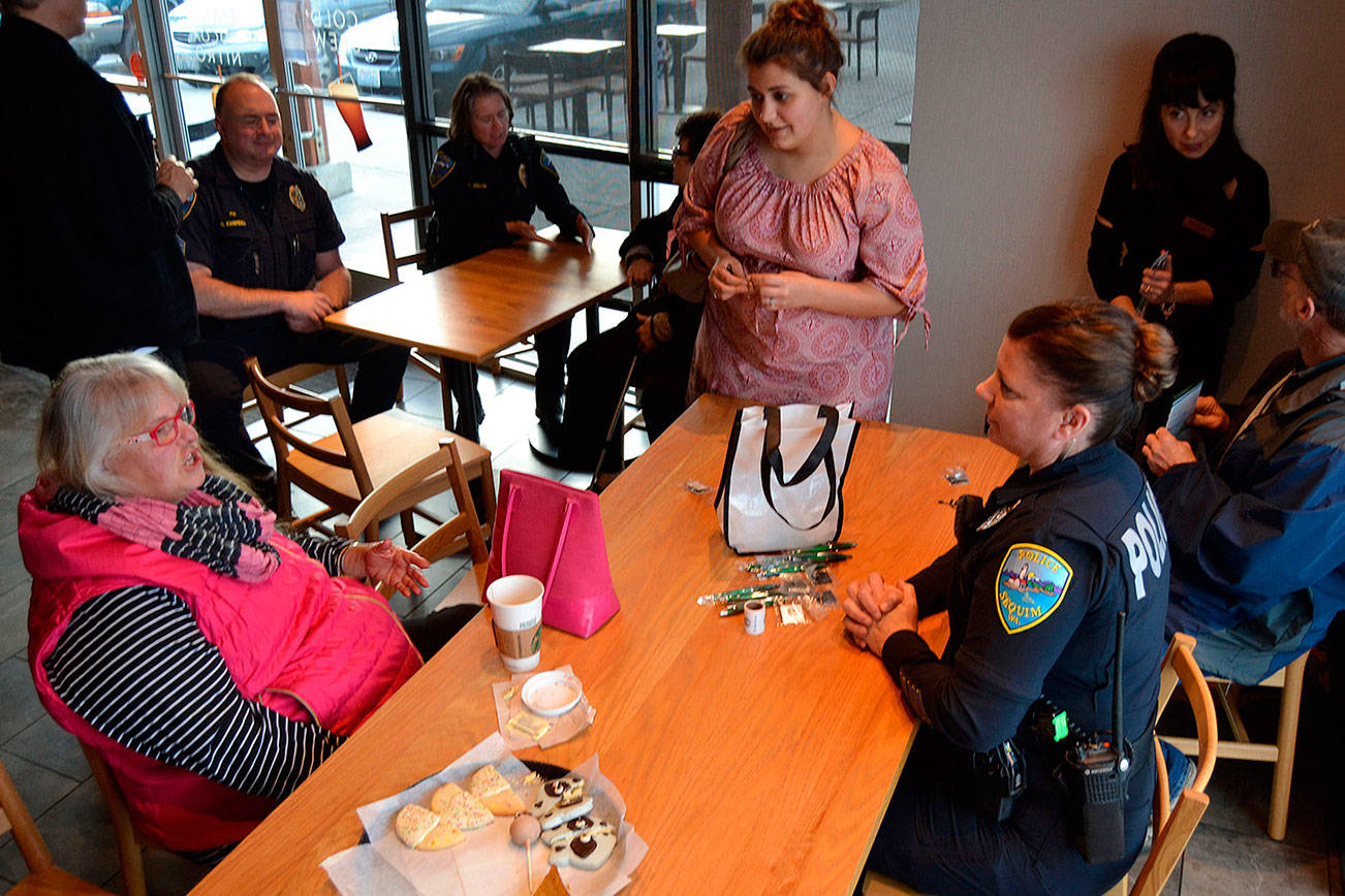 Conversation brews at first Coffee with a Cop