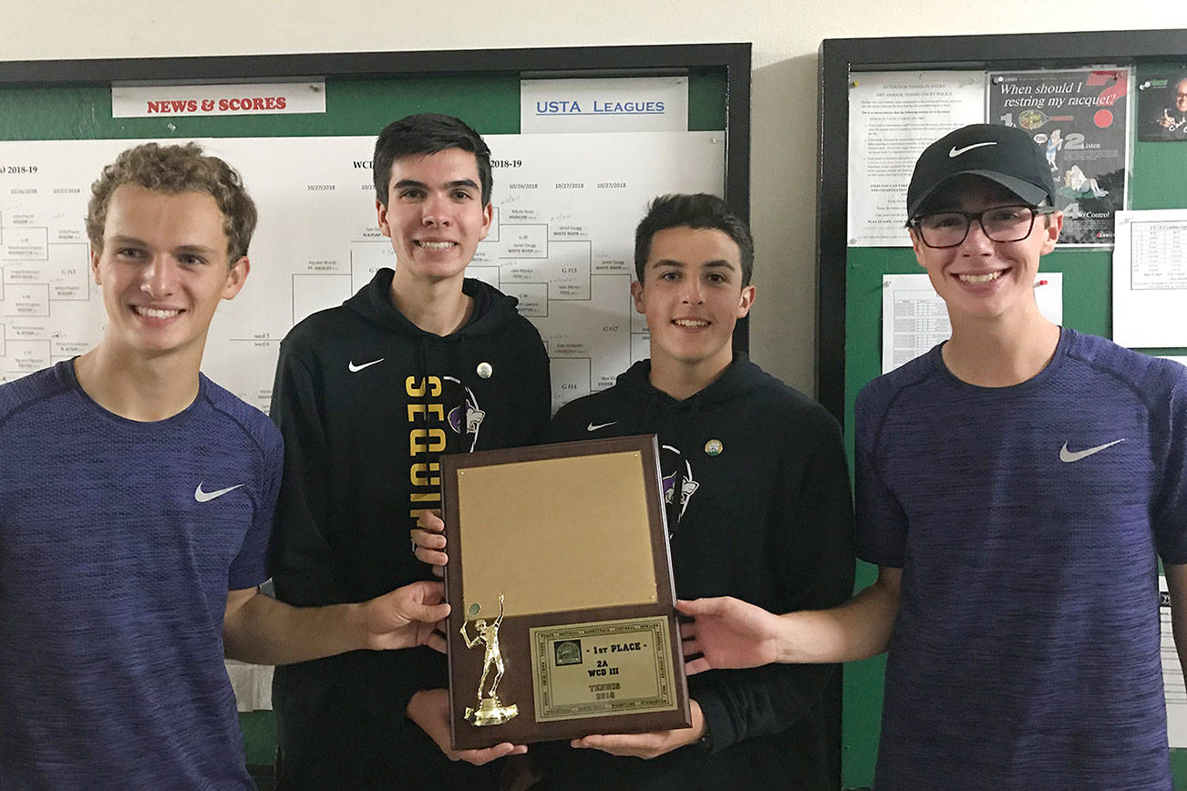Boys tennis: Doubles teams lead SHS to district championship