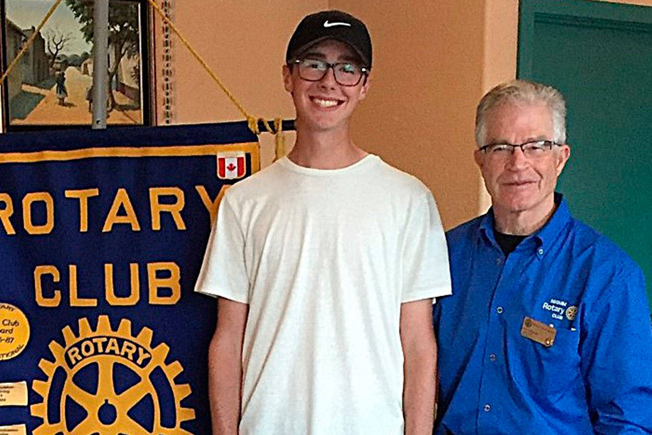 Milestone: Sequim Noon Rotary honors Little with Student of Month award