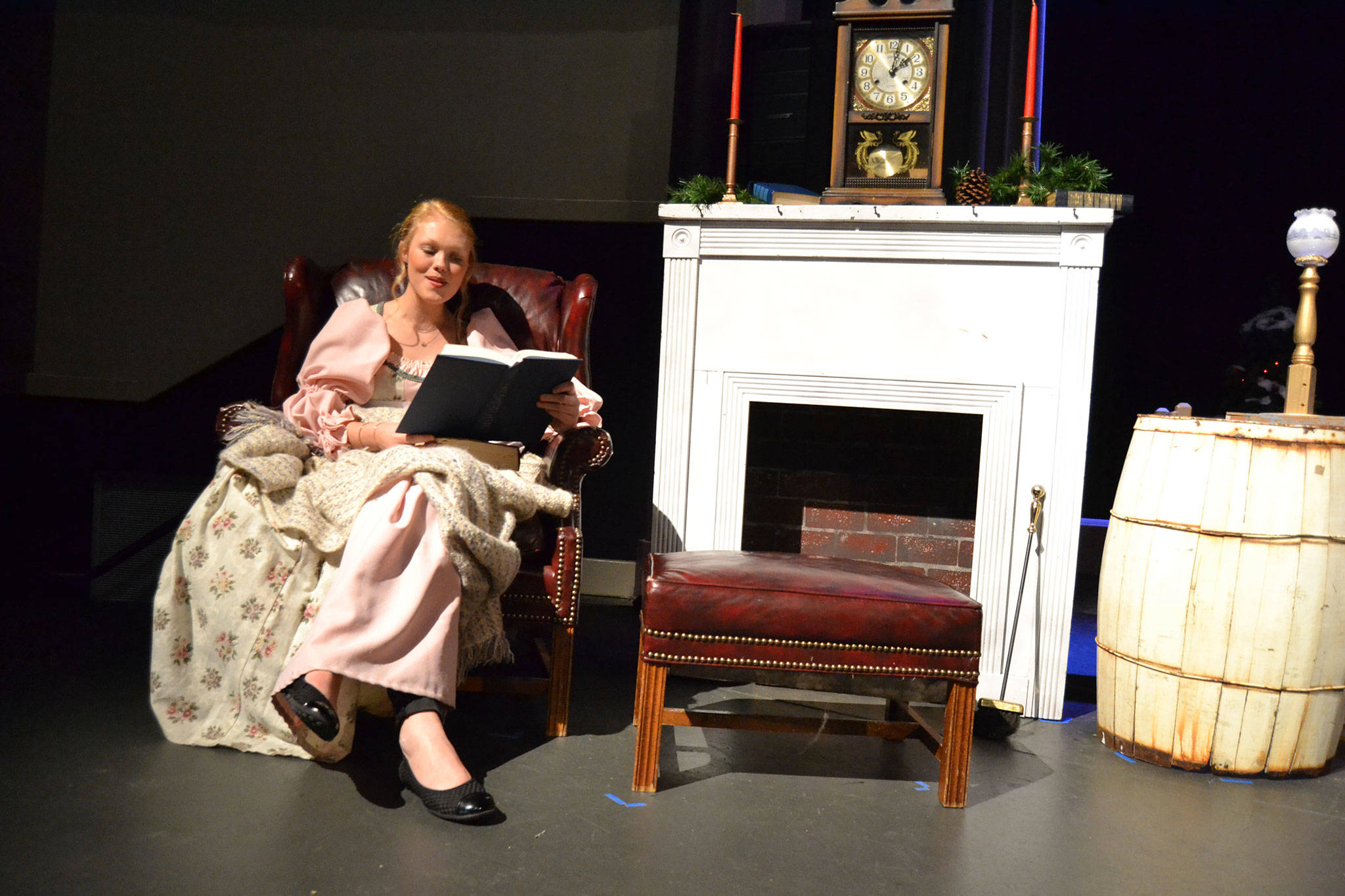Emily Bundy is one of five narrators in “A Christmas Carol” on Dec. 7-8, 14-15 at Sequim High.