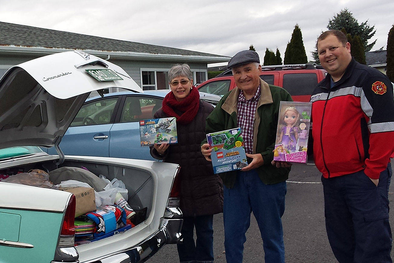 Donations on Wheels: Sequim car club donates to toy drive