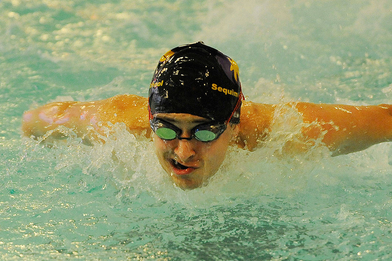Boys swimming: Sequim sets PRs in loss to Port Angeles