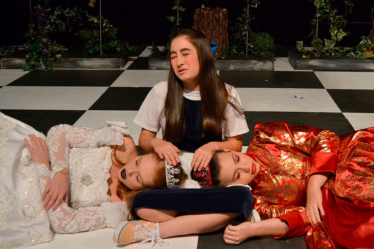 Take a peek for one week only at Sequim High’s ‘Through the Looking-Glass’