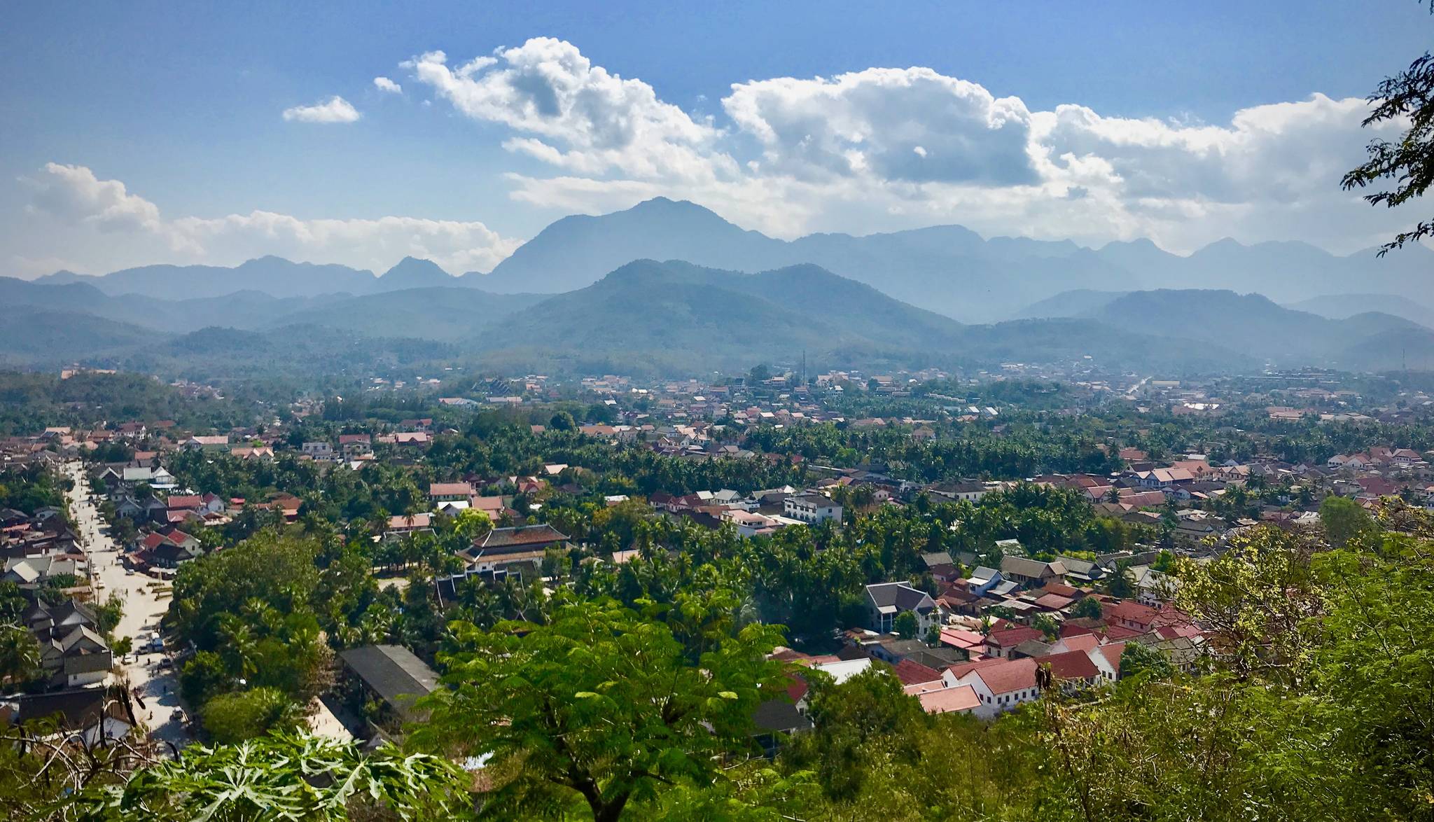 The view of Luang Prabang, in north central Laos. Photo courtesy of Garth Schmeck